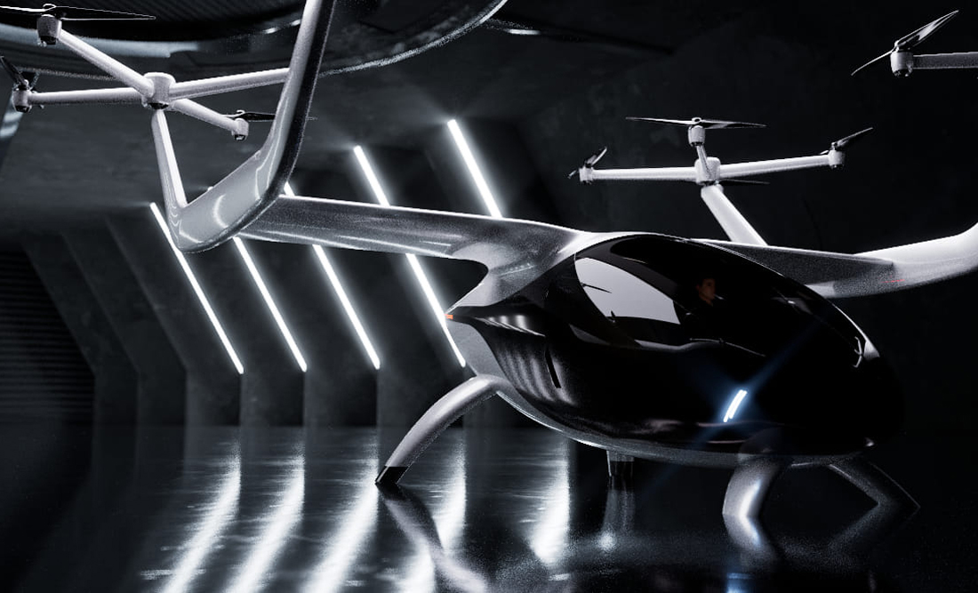 This Is Engineering's Shift Compson passenger eVTOL multicopter concept design aircraft This Is Engineering's Shift Compson passenger eVTOL multicopter concept design aircraft